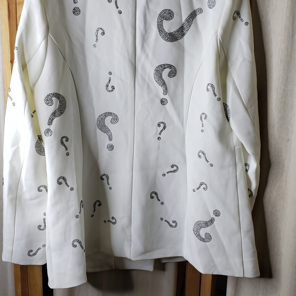 L'atiste  Pantsuit with Rhinestone Questionmarks - Picture 6 of 11